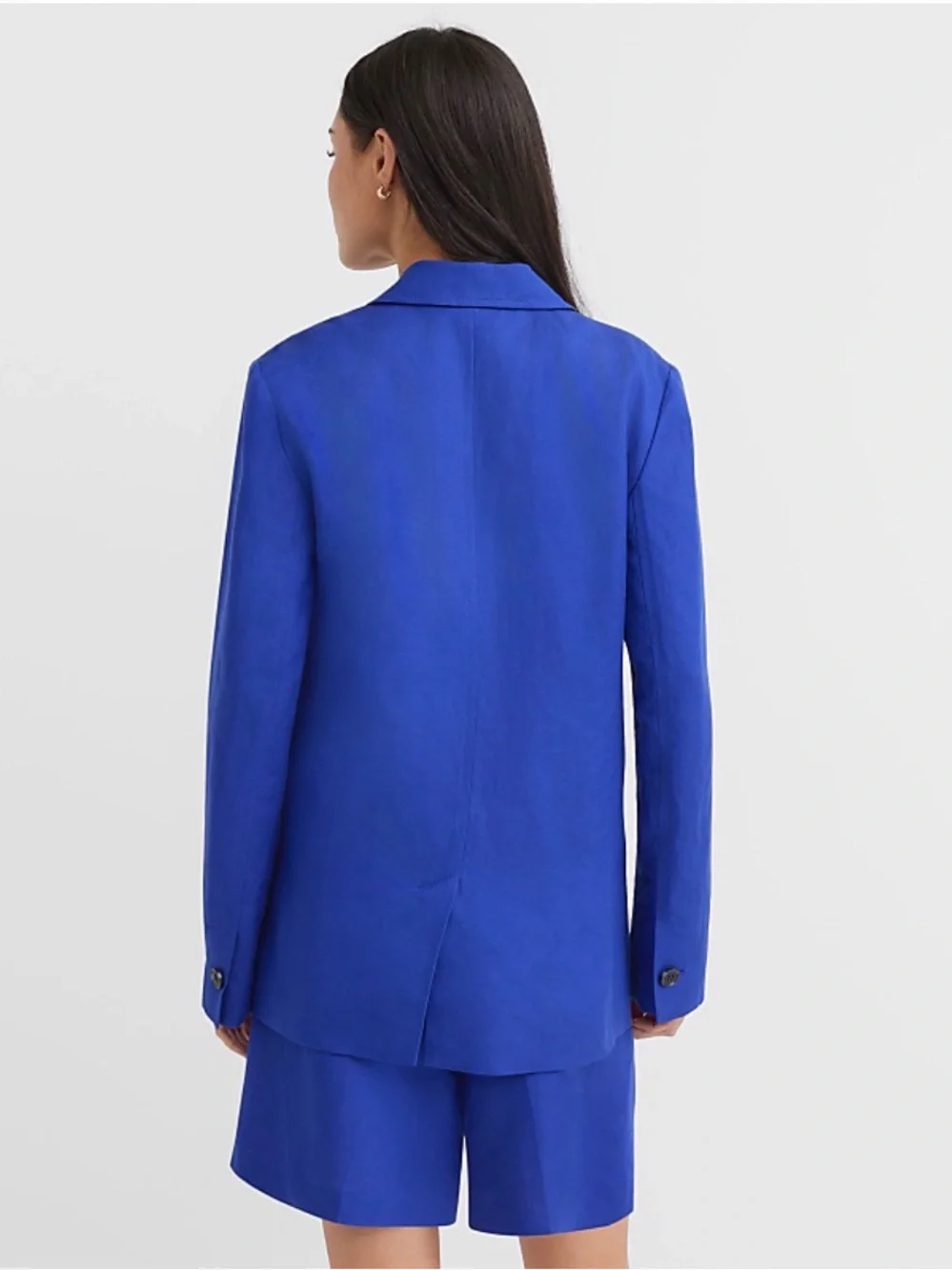LOFT Royal Blue Tailored Blazer & Shorts Set
